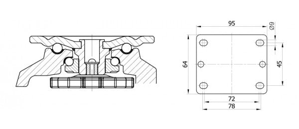FOOTMASTER & casters & wheels G-Dok Industries