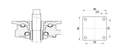 FOOTMASTER & casters & wheels G-Dok Industries