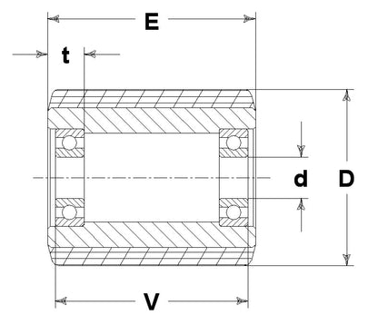 RULLO N82X100 47X16 CCX 20 2RS
