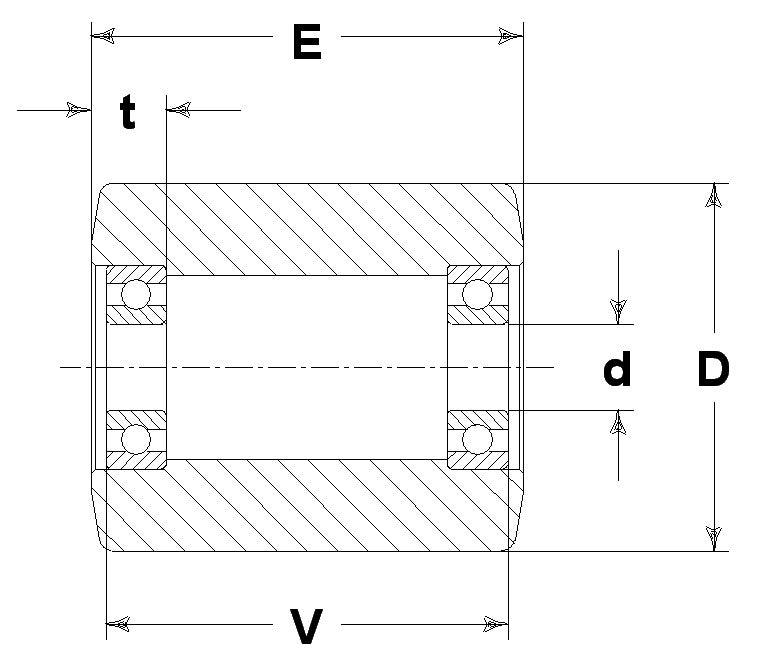ROLLER P85X90 - 47X14 BB 20