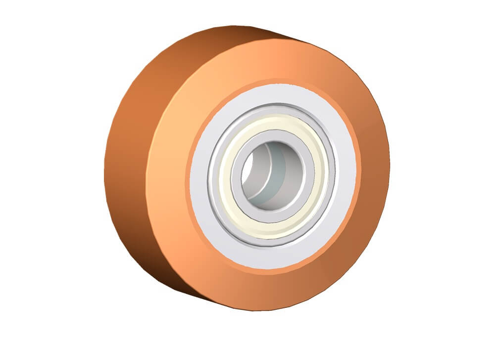 WHEEL Z 100X40/40(70) 52X15 BALL BEARING25