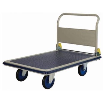 Extra large platform trolley with rigid handle
