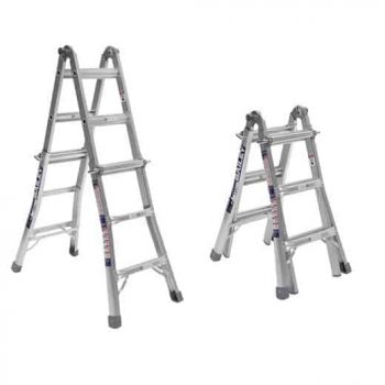 Bailey Multi Purpose Ladder in in extended and shortened positions