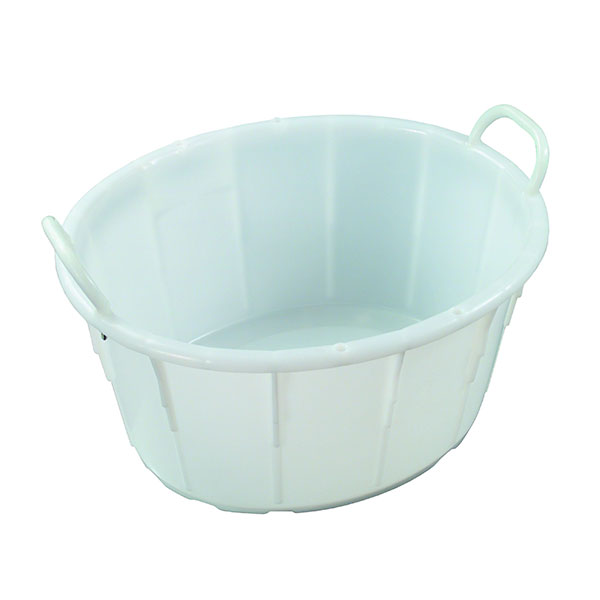 plastic oval meat tub butchers crate