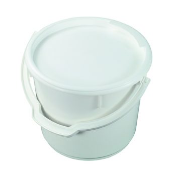 white nally plastic bucket
