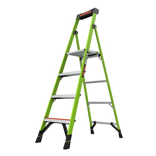 tuff n lite 6 inch aluminium ladder extended