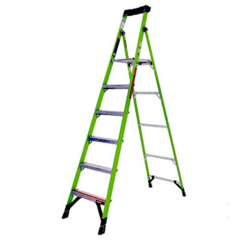 tuff n lite 8 inch aluminium ladder extended